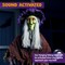 59” Halloween Decorations Outdoor Hanging Witch Talking Decor